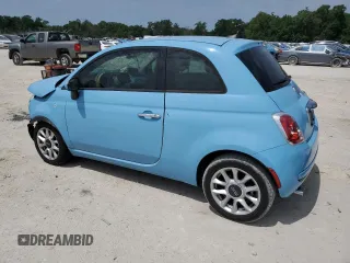2017 FIAT 500 Pop z VIN 3C3CFFKR3HT503017, wystawiony jako Copart lot #55838305 z przebiegiem 80 951 mil mil oraz Szkoda całkowita • Salvage title. Historia ofert i sprzedaży dostępna na DreamBid. Obrazek 2.