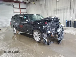 2017 Ford Expedition Max Platinum с VIN 1FMJK1MT0HEA58242, выставлен на аукционе Copart как лот 56903255 с пробегом 92 653 миль миль и Списание • Salvage title. История ставок и продаж доступна на DreamBid. Изображение 4.