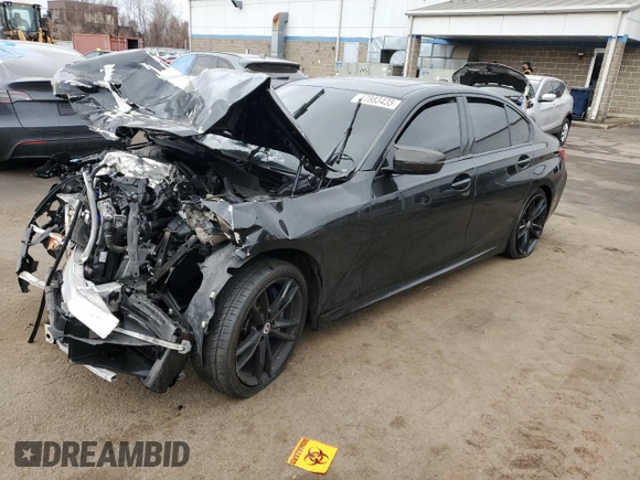 2020 BMW 3 Series M340i xDrive with VIN WBA5U9C01LFH09435, listed as a Copart auction lot 47883435 with Not Provided miles and Salvage Title. Bid and sale history available at DreamBid. Image 1.