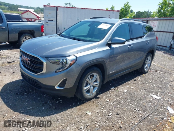 2020 GMC Terrain SLE with VIN 3GKALMEV1LL319443, listed as a IAAI auction lot 42375067 with 39,575 mi miles and . Bid and sale history available at DreamBid. Image 18.
