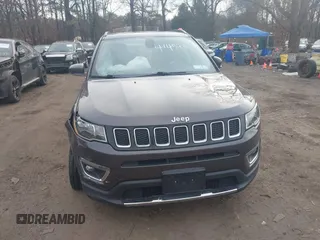 2020 Jeep Compass Limited with VIN 3C4NJDCB1LT138211, listed as a IAAI auction lot 41494220 with 54,322 mi miles. Bid and sale history available at carsss.com. Image 12.