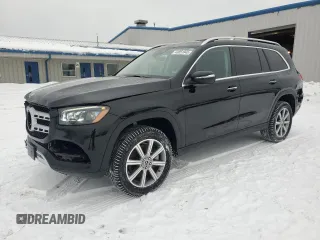 2023 Mercedes-Benz GLS with VIN 4JGFF5KE6PA986665, listed as a Copart auction lot 43851845 with 30,076 mi miles and Salvage Title. Bid and sale history available at carsss.com. Image 1.