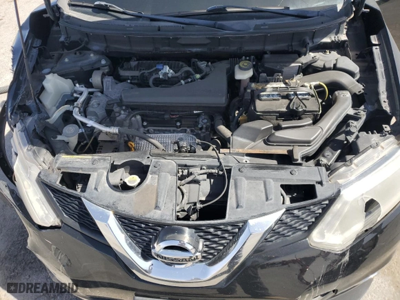2016 Nissan Rogue SV with VIN KNMAT2MV1GP691117, listed as a Copart auction lot 47283845 with 106,129 mi miles and Salvage Title. Bid and sale history available at carsss.com. Image 13.