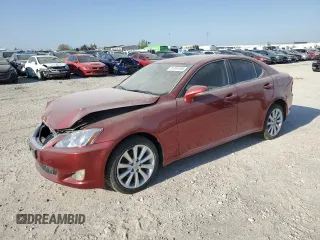 2010 Lexus IS 250 with VIN JTHCF5C28A5038214, listed as a Copart auction lot 51344165 with 224,295 mi miles and Salvage title. Bid and sale history available at DreamBid. Image 1.