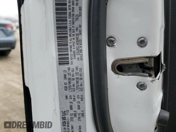 2019 Ram 2500 Tradesman with VIN 3C6UR5CL4KG640132, listed as a Copart auction lot 43938725 with 159,142 mi miles and Salvage Title. Bid and sale history available at carsss.com. Image 12.
