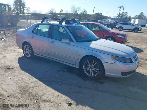 2008 Saab 9-5 with VIN YS3ED45G783500330, listed as a IAAI auction lot 41634209 with 170,382 mi miles. Bid and sale history available at carsss.com. Image 1.
