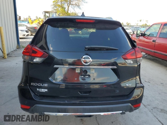2019 Nissan Rogue SV with VIN KNMAT2MT8KP501563, listed as a Copart auction lot 72174864 with 111,141 mi miles and Salvage Title. Bid and sale history available at carsss.com. Image 6.