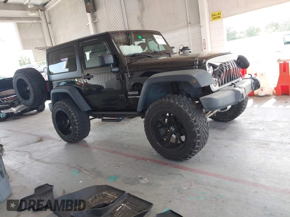 2018 Jeep Wrangler Sport S with VIN 1C4GJWAG3JL927925, listed as a IAAI auction lot 42387748 with 48,447 mi miles and . Bid and sale history available at DreamBid. Image 13.