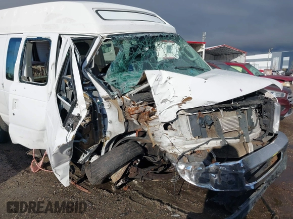 2012 Ford Econoline Cargo Commercial with VIN 1FTNS2EW9CDA86480, listed as a IAAI auction lot 41360828 with Not Provided miles. Bid and sale history available at carsss.com. Image 6.