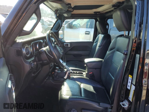 2020 Jeep Wrangler Unlimited Sahara Altitude with VIN 1C4HJXEG2LW101881, listed as a Copart auction lot 41853615 with 68,321 mi miles and Salvage title. Bid and sale history available at DreamBid. Image 7.