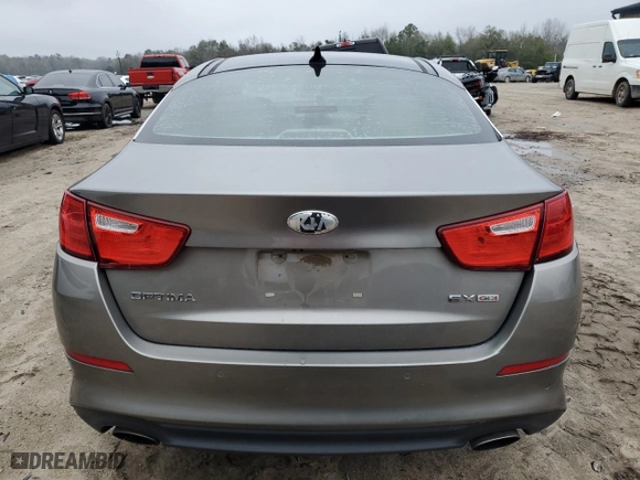 2014 Kia Optima EX with VIN 5XXGN4A73EG271269, listed as a Copart auction lot 46069175 with 255,009 mi miles and Salvage Title. Bid and sale history available at carsss.com. Image 6.