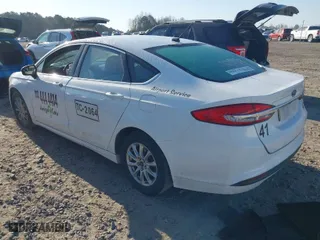 2017 Ford Fusion S with VIN 3FA6P0G74HR212636, listed as a IAAI auction lot 41785060 with 205,106 mi miles. Bid and sale history available at carsss.com. Image 3.