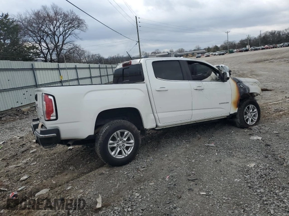 2019 GMC Canyon 2WD SLE with VIN 1GTG5CEAXK1274175, listed as a Copart auction lot 44034995 with 0 mi miles and Salvage Title. Bid and sale history available at carsss.com. Image 3.