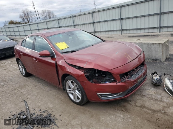 2015 Volvo S60 T5 Drive-E Premier with VIN YV126MFK2F1345891, listed as a Copart auction lot 77655143 with 88,716 mi miles. Bid and sale history available at carsss.com. Image 4.
