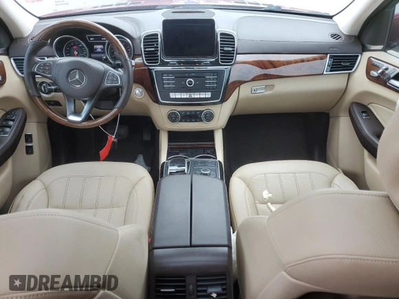2017 Mercedes-Benz GLS 450 with VIN 4JGDF6EE0HA812682, listed as a Copart auction lot 49175844 with 87,289 mi miles and . Bid and sale history available at DreamBid. Image 8.