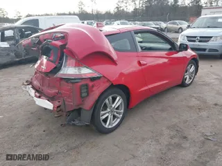 2011 Honda CR-Z with VIN JHMZF1C42BS012148, listed as a IAAI auction lot 41576057 with 222,737 mi miles. Bid and sale history available at carsss.com. Image 4.