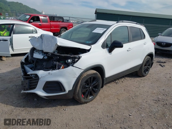2020 Chevrolet Trax LT with VIN 3GNCJPSB1LL232882, listed as a IAAI auction lot 42230988 with 48,943 mi miles and . Bid and sale history available at DreamBid. Image 18.