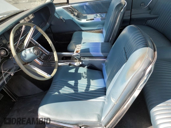 1965 Ford Thunderbird with VIN 5Y83Z110089, listed as a Copart auction lot 60890164 with 59,379 mi miles and Clean Title. Bid and sale history available at DreamBid. Image 7.