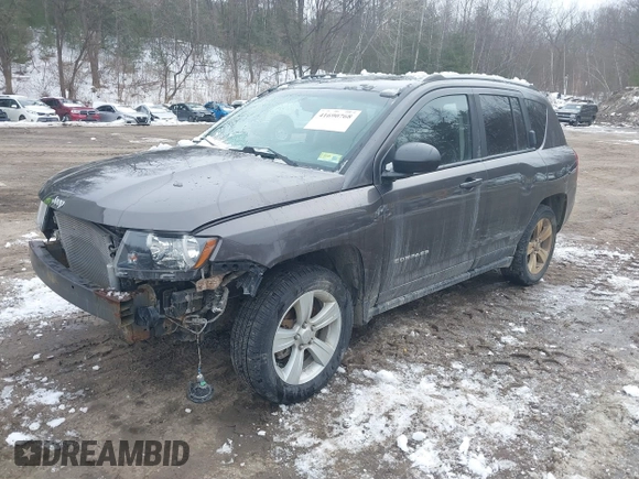2017 Jeep Compass 75th Anniversary Edition with VIN 1C4NJDBBXHD154468, listed as a IAAI auction lot 41690768 with 109,188 mi miles. Bid and sale history available at carsss.com. Image 2.