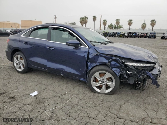 2024 Audi A3 Premium with VIN WAUAUDGY0RA077810, listed as a Copart auction lot 53355345 with 5,737 mi miles and Salvage Title. Bid and sale history available at carsss.com. Image 4.