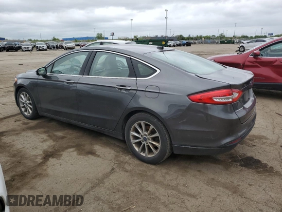 2017 Ford Fusion SE with VIN 3FA6P0HD3HR185949, listed as a Copart auction lot 58828325 with 169,148 mi miles and Clean title. Bid and sale history available at DreamBid. Image 2.