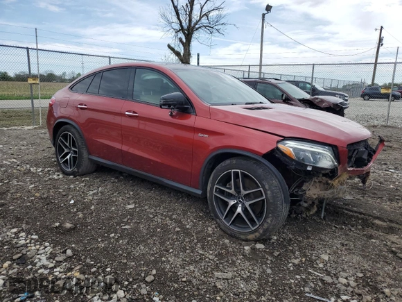 2019 Mercedes-Benz GLE 43 AMG with VIN 4JGED6EB3KA138664, listed as a Copart auction lot 54328605 with 79,812 mi miles and Salvage title. Bid and sale history available at DreamBid. Image 4.