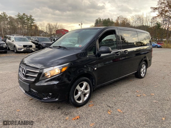 2018 Mercedes-Benz Metris Passenger Van with VIN WD4PG2EE1J3459506, listed as a Copart auction lot 76691473 with 130,235 mi miles. Bid and sale history available at carsss.com. Image 2.