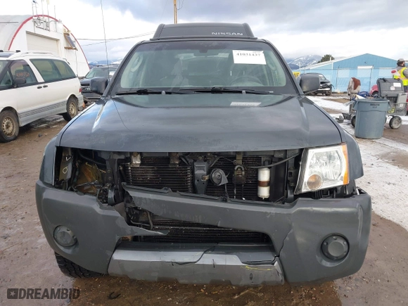2005 Nissan Xterra S with VIN 5N1AN08W55C640026, listed as a IAAI auction lot 41031437 with 232,305 mi miles. Bid and sale history available at carsss.com. Image 13.