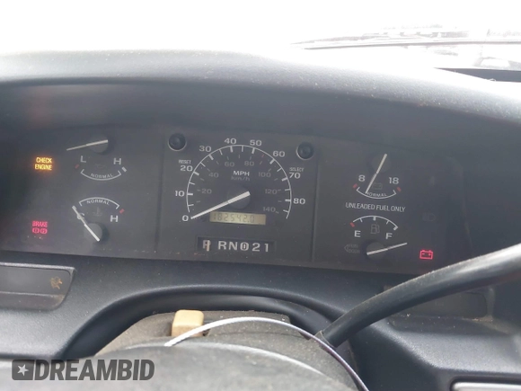 1995 Ford F-150 with VIN 2FTEF15N5SCA07150, listed as a IAAI auction lot 41001619 with 182,542 mi miles. Bid and sale history available at carsss.com. Image 7.