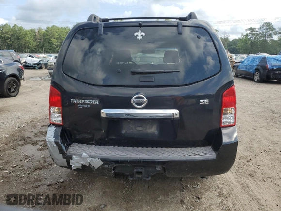 2008 Nissan Pathfinder LE z VIN 5N1AR18UX8C661788, wystawiony jako Copart lot #61437515 z przebiegiem 122 086 mil mil oraz Szkoda całkowita • Salvage title. Historia ofert i sprzedaży dostępna na DreamBid. Obrazek 6.