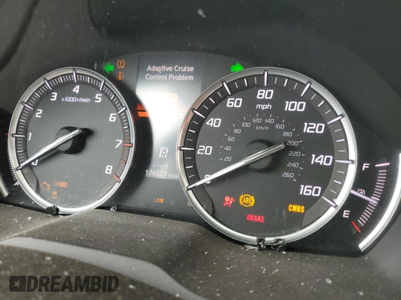 2014 Acura MDX Advance with VIN 5FRYD4H84EB027797, listed as a Copart auction lot 60854935 with 176,577 mi miles and Non repairable. Bid and sale history available at DreamBid. Image 9.