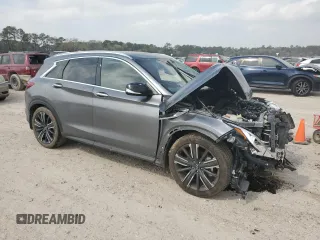 2021 Infiniti QX50 LUXE with VIN 3PCAJ5BBXMF109344, listed as a Copart auction lot 42015323 with 38,451 mi miles. Bid and sale history available at carsss.com. Image 4.