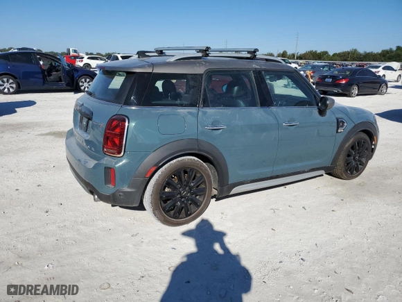 2022 MINI Countryman Cooper S with VIN WMZ53BR08N3N86450, listed as a Copart auction lot 83479554 with 0 miles and Salvage Title. Bid and sale history available at carsss.com. Image 3.