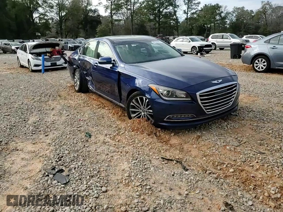 2017 Genesis G80 3.8L with VIN KMHGN4JE4HU188961, listed as a Copart auction lot 47688595 with 108,698 mi miles and Non Repairable. Bid and sale history available at DreamBid. Image 11.