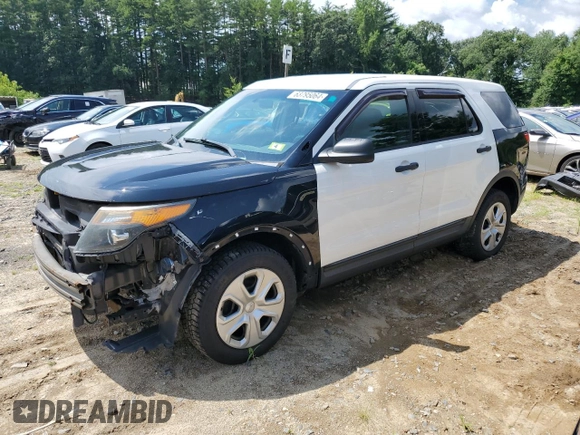 2013 Ford Utility Police Interceptor with VIN 1FM5K8AR2DGC63501, listed as a Copart auction lot 63795064 with 187,512 mi miles and Salvage Title. Bid and sale history available at carsss.com. Image 1.