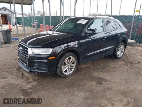 2017 Audi Q3 Premium with VIN WA1ECCFS4HR006201, listed as a IAAI auction lot 41876661 with 159,302 mi miles. Bid and sale history available at carsss.com. Image 19.