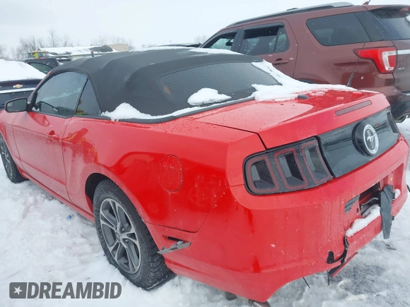 2014 Ford Mustang V6 with VIN 1ZVBP8EM5E5224774, listed as a IAAI auction lot 41620063 with 80,139 mi miles. Bid and sale history available at carsss.com. Image 3.