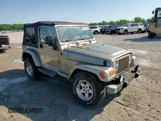 2004 Jeep Wrangler Sahara with VIN 1J4FA59S14P755450, listed as a Copart auction lot 58558005 with 194,044 mi miles and Salvage title. Bid and sale history available at DreamBid. Image 13.