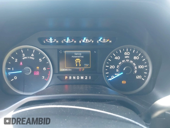 2016 Ford F-150 XL with VIN 1FTEW1CG4GKF39397, listed as a IAAI auction lot 41225215 with 109,090 mi miles and . Bid and sale history available at carsss.com. Image 7.