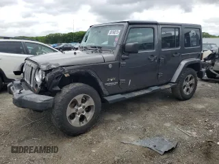 2016 Jeep Wrangler Unlimited Sahara with VIN 1C4BJWEG5GL298813, listed as a Copart auction lot 58760275 with 131,496 mi miles and Salvage title. Bid and sale history available at DreamBid. Image 1.