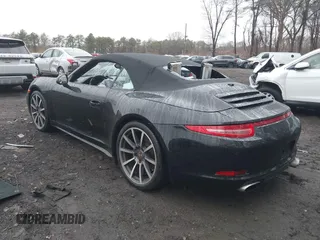 2014 Porsche 911 Carrera with VIN WP0CA2A92ES140470, listed as a IAAI auction lot 41918049 with 24,297 mi miles. Bid and sale history available at carsss.com. Image 3.