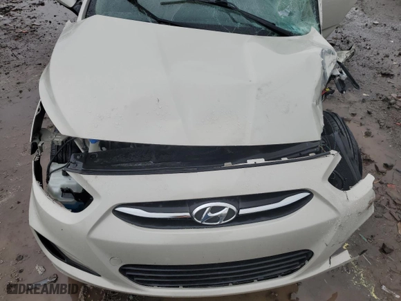 2016 Hyundai Accent SE with VIN KMHCT4AE6GU003909, listed as a Copart auction lot 52086775 with 0 mi miles and Salvage Title. Bid and sale history available at carsss.com. Image 12.