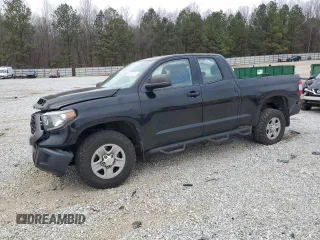 2018 Toyota Tundra SR with VIN 5TFUM5F13JX076677, listed as a Copart auction lot 86622324 with 91,079 mi miles and Salvage title. Bid and sale history available at DreamBid. Image 1.