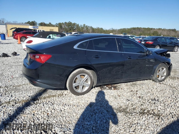 2020 Chevrolet Malibu LS with VIN 1G1ZB5STXLF150679, listed as a Copart auction lot 41786285 with 154,229 mi miles and Salvage Title. Bid and sale history available at DreamBid. Image 3.