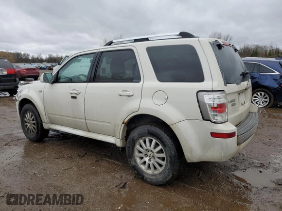 2009 Mercury Mariner Premier with VIN 4M2CU97759KJ15746, listed as a Copart auction lot 83802964 with 180,342 mi miles and Salvage Title. Bid and sale history available at carsss.com. Image 2.