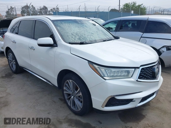 2018 Acura MDX Technology z VIN 5J8YD4H53JL007170, wystawiony jako IAAI lot #42414257 z przebiegiem 41 989 mil mil oraz . Historia ofert i sprzedaży dostępna na DreamBid. Obrazek 1.