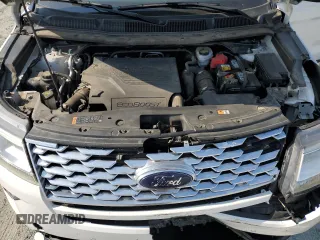 2018 Ford Explorer Platinum with VIN 1FM5K8HT8JGB32408, listed as a Copart auction lot 59819545 with 128,045 mi miles and Salvage title. Bid and sale history available at DreamBid. Image 12.