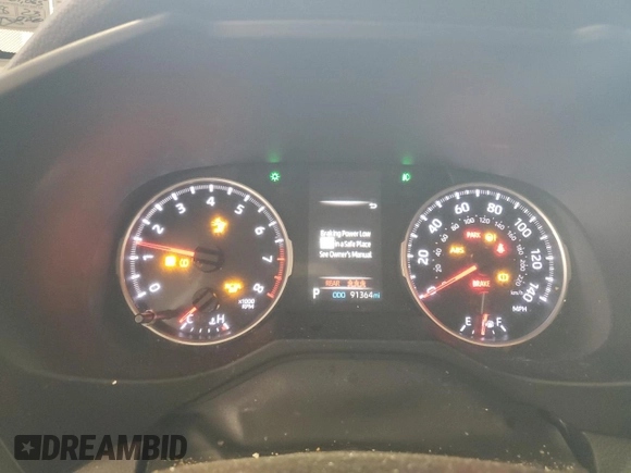 2020 Toyota RAV4 XLE with VIN 2T3W1RFV5LW065988, listed as a Copart auction lot 57382295 with 91,364 mi miles and Clean title. Bid and sale history available at DreamBid. Image 9.