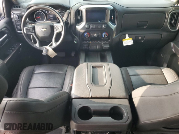2021 Chevrolet Silverado 1500 LTZ with VIN 3GCUYGED0MG346971, listed as a Copart auction lot 44255635 with 51,534 mi miles and Salvage Title. Bid and sale history available at DreamBid. Image 8.