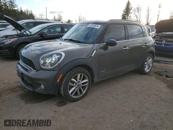 2014 MINI Countryman S z VIN WMWZC5C56EWP41872, wystawiony jako Copart lot #83203874 z przebiegiem 148 742 mil mil oraz Czysty tytuł • Clean title. Historia ofert i sprzedaży dostępna na DreamBid. Obrazek 1.